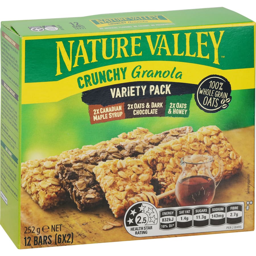 Nature Valley Crunchy Muesli Bars Variety Pack 6pk 252g
