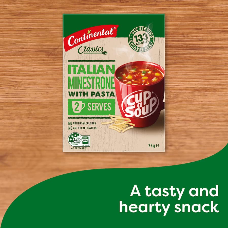 Continental Classics Cup A Soup Italian Minestrone With Pasta 75g