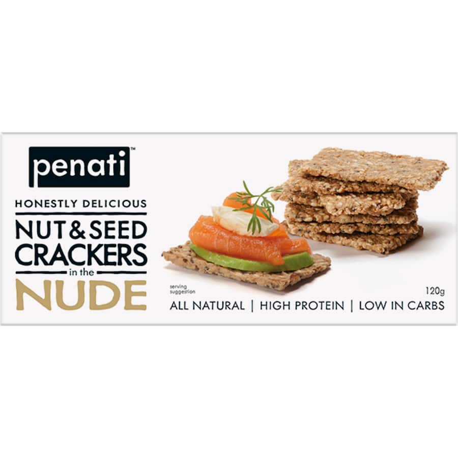 Penati Nut & Seed Crackers Nude 120g