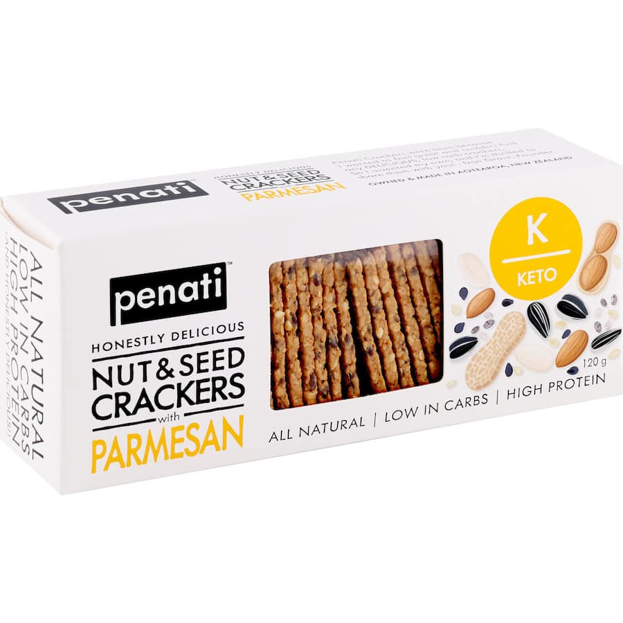 Penati Nut & Seed Crackers Parmesan 120g