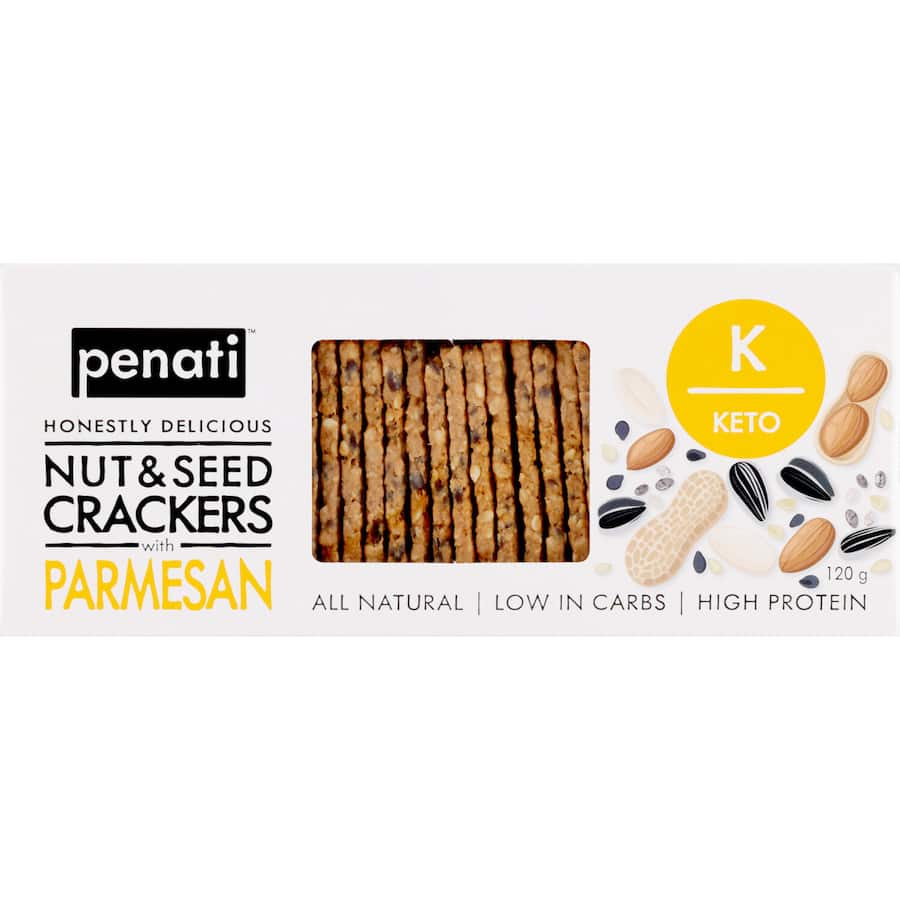Penati Nut & Seed Crackers Parmesan 120g