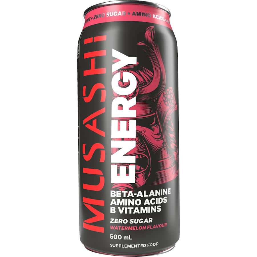 Musashi Energy Drink Watermelon 500mL