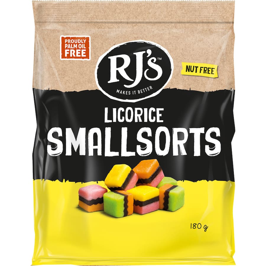 Rjs Licorice Smallsorts 180g