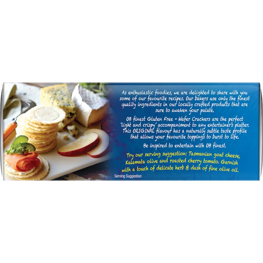 Ob Finest Gluten Free Wafers Original 100g
