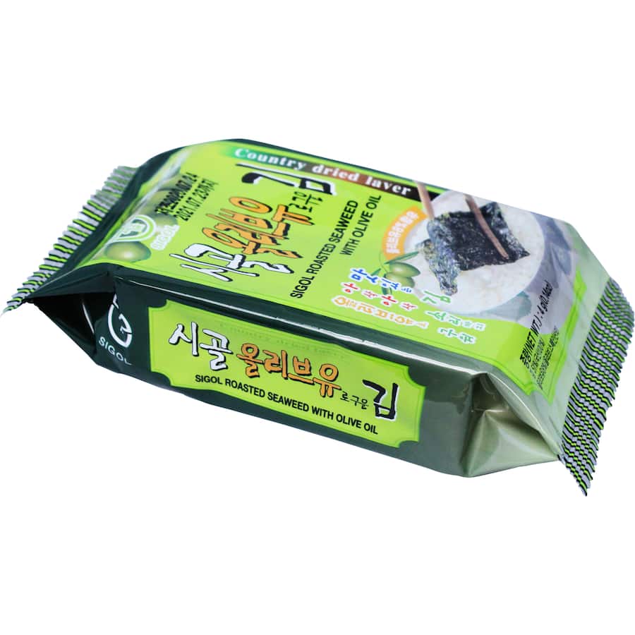 Sigol Seaweed Roasted With Olive Oil 3pack
