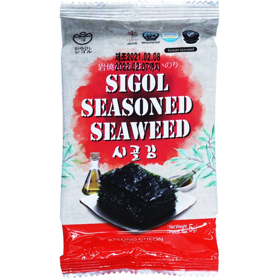 Sigol Seaweed Seasoned 3pack