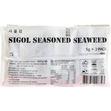Sigol Seaweed Seasoned 3pack