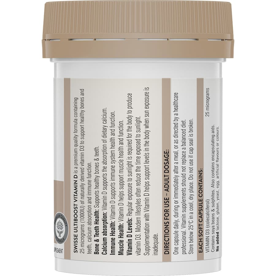 Swisse Ultiboost Vitamin D Bone & Muscle Health Tablets 60pack