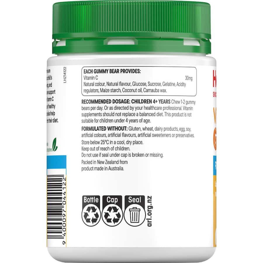 Healtheries Kids Vitamin C Gummies Orange 90ea