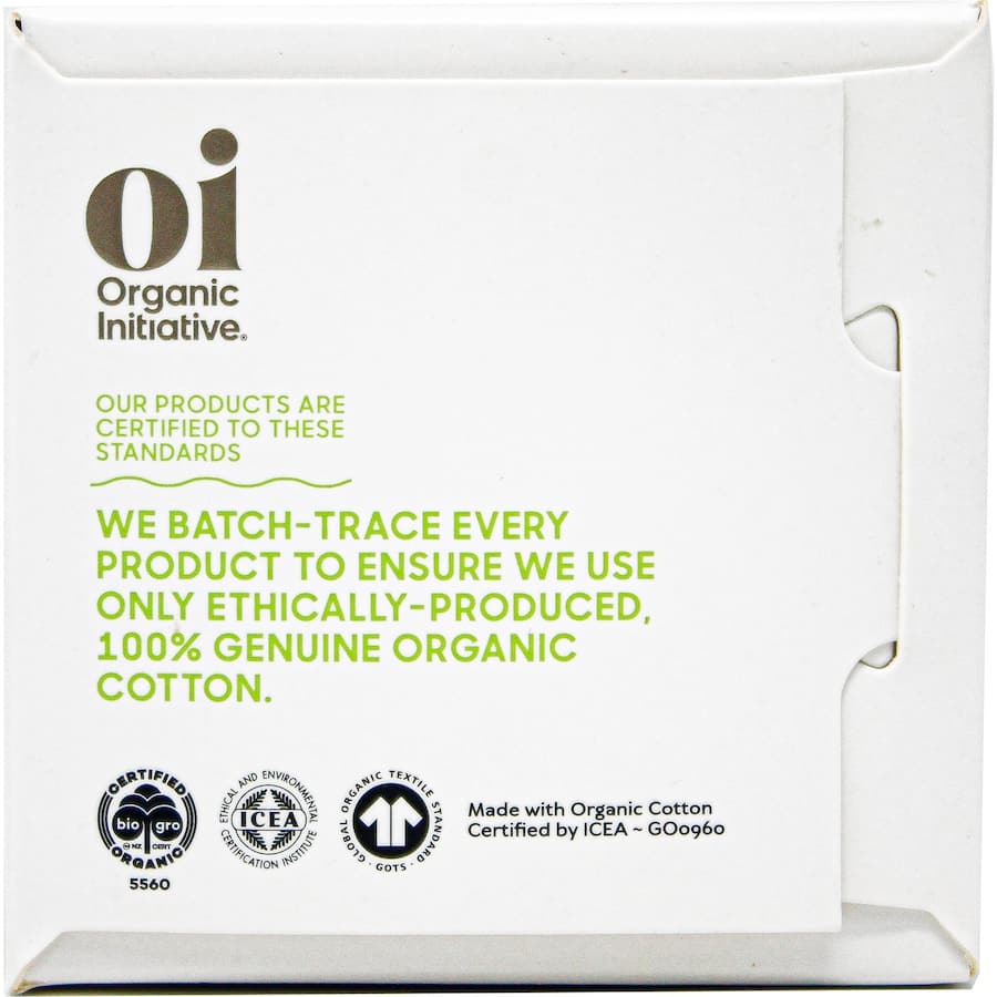 Oi 100% Organic Cotton Panty Liners  24pack