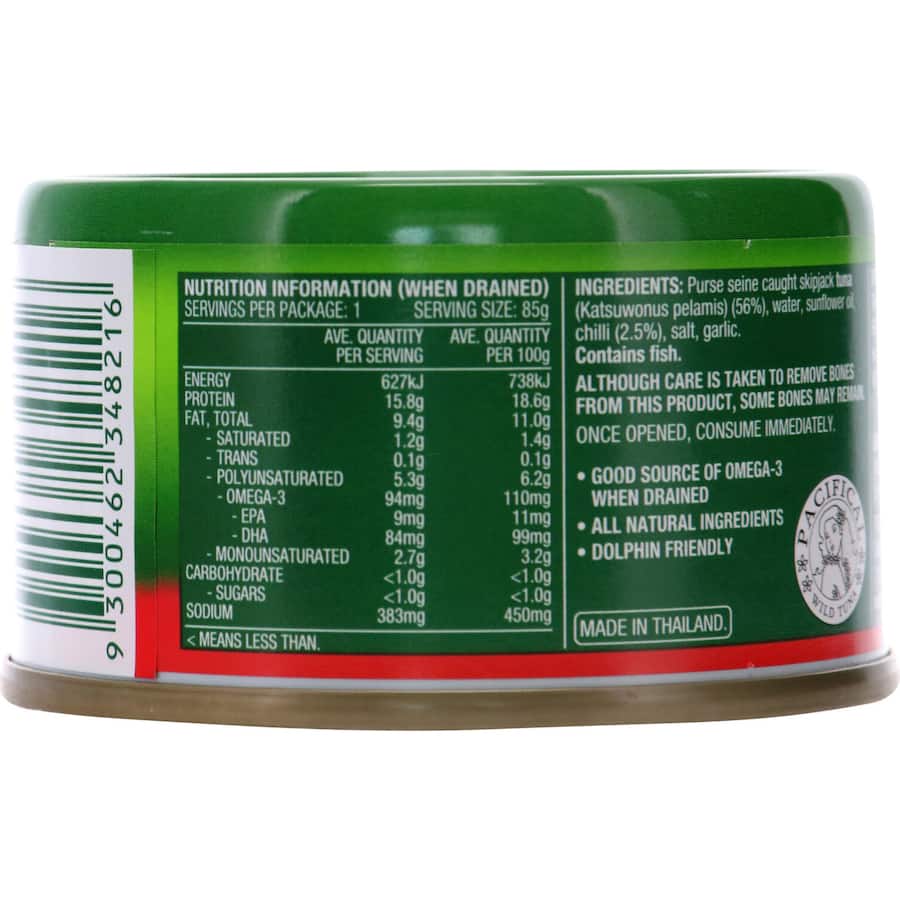 John West Tempters Tuna With Chilli Tear tab can 95g