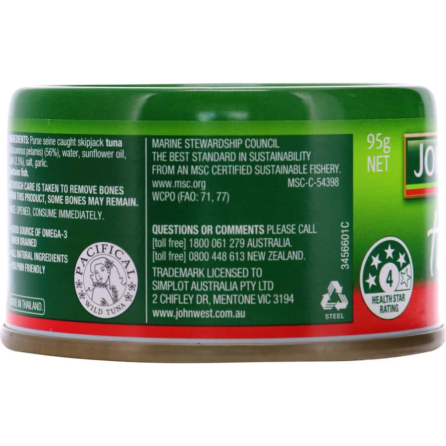 John West Tempters Tuna With Chilli Tear tab can 95g