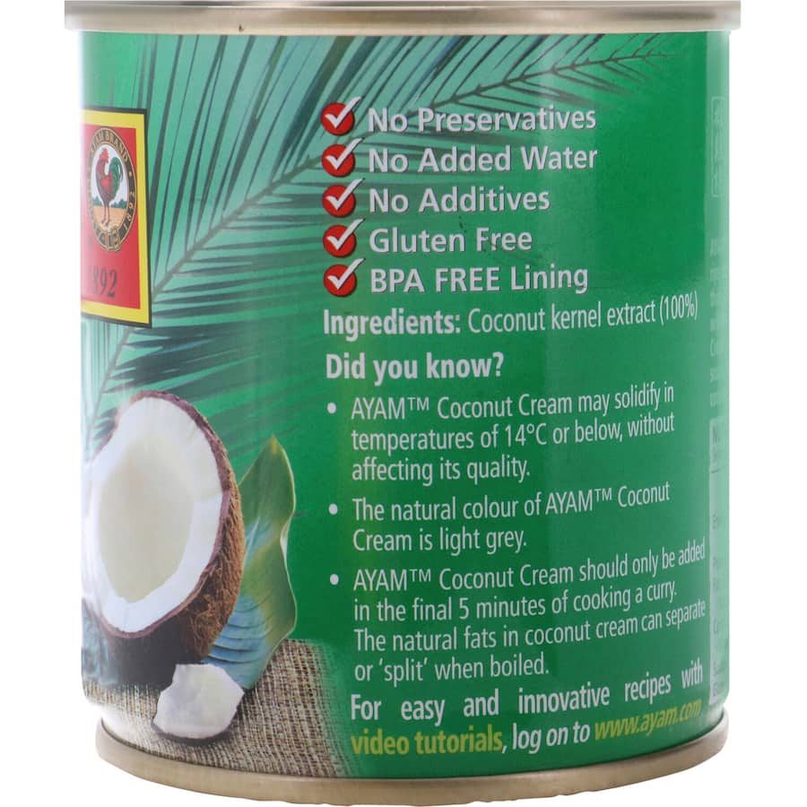 Ayam Coconut Cream Premium Can 270mL