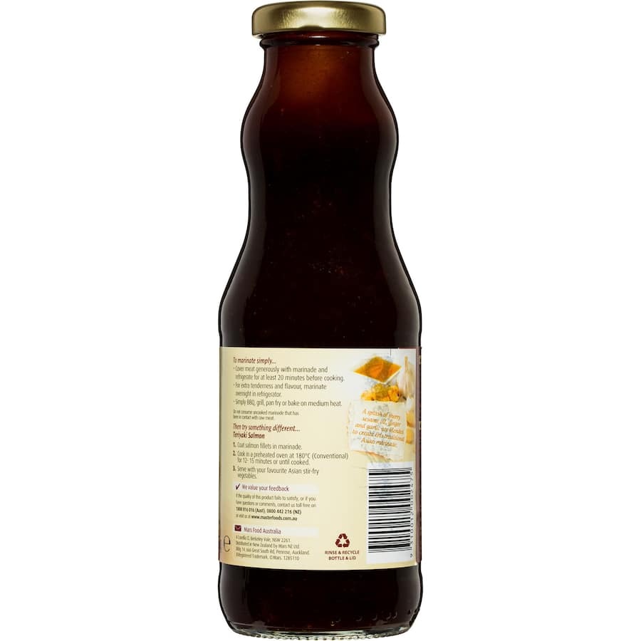 Masterfoods Marinade Teriyaki Bottle 375g