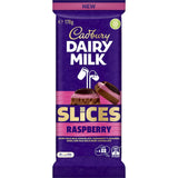 Cadbury Slices Chocolate Raspberry Block 178g