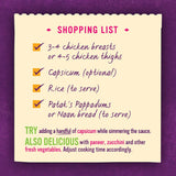 Pataks Recipe Base Mango Chicken Mildly Spiced Jar 450g