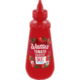 Watties Tomato Sauce 50% Less Sugar  Squeeze bottle 540g