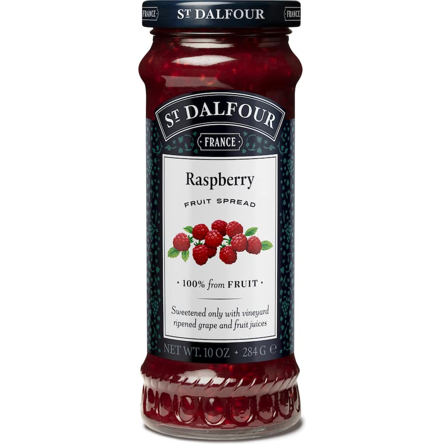 St Dalfour Jam Raspberry 284g