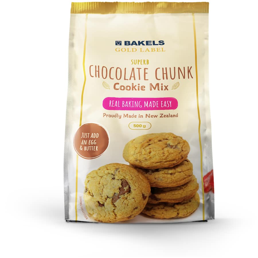Bakels Gold Label Cookie Mix Chocolate Chunk 500g