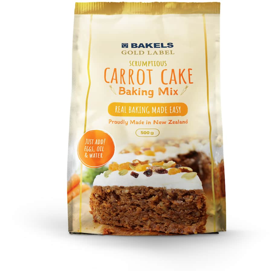 Bakels Gold Label Baking Mix Carrot Cake 500g