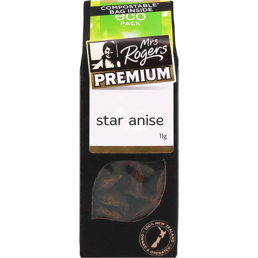Mrs Rogers Eco Pack Star Anise Whole Box 11g