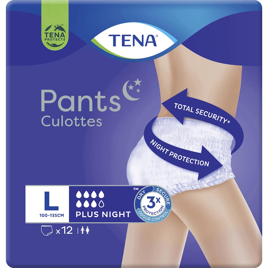 Tena Pants Night Large 12pack