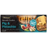 Ob Finest Gluten Free Crackers Fig & Pistachio 130g