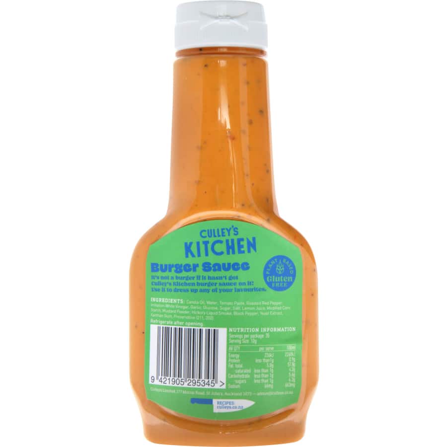 Culley's Kitchen Burger Sauce  350mL