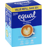 Equal Sugar Substitute Tablets Refill 500pack