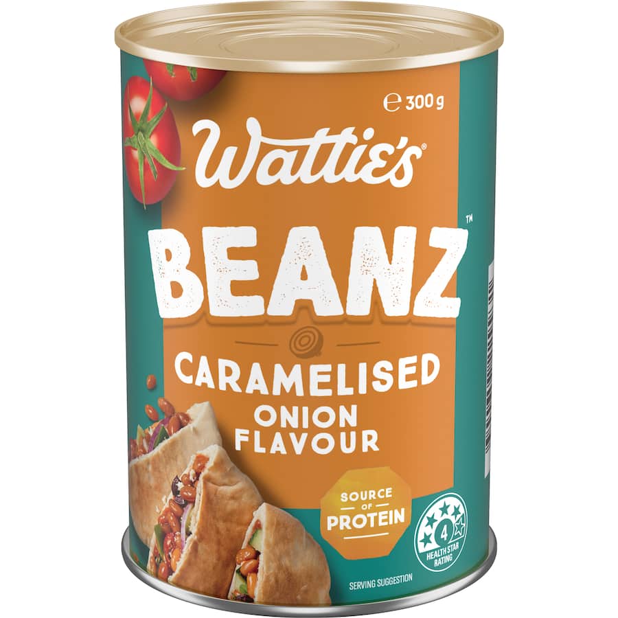 Watties Beanz Baked Beans Caramelised Onion Can 300g