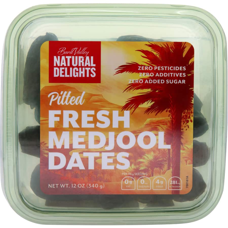 Natural Delights Dates Pitted Medjool Prepacked 340g