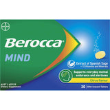 Berocca Mind Effervescent Citrus Tablet 20pack