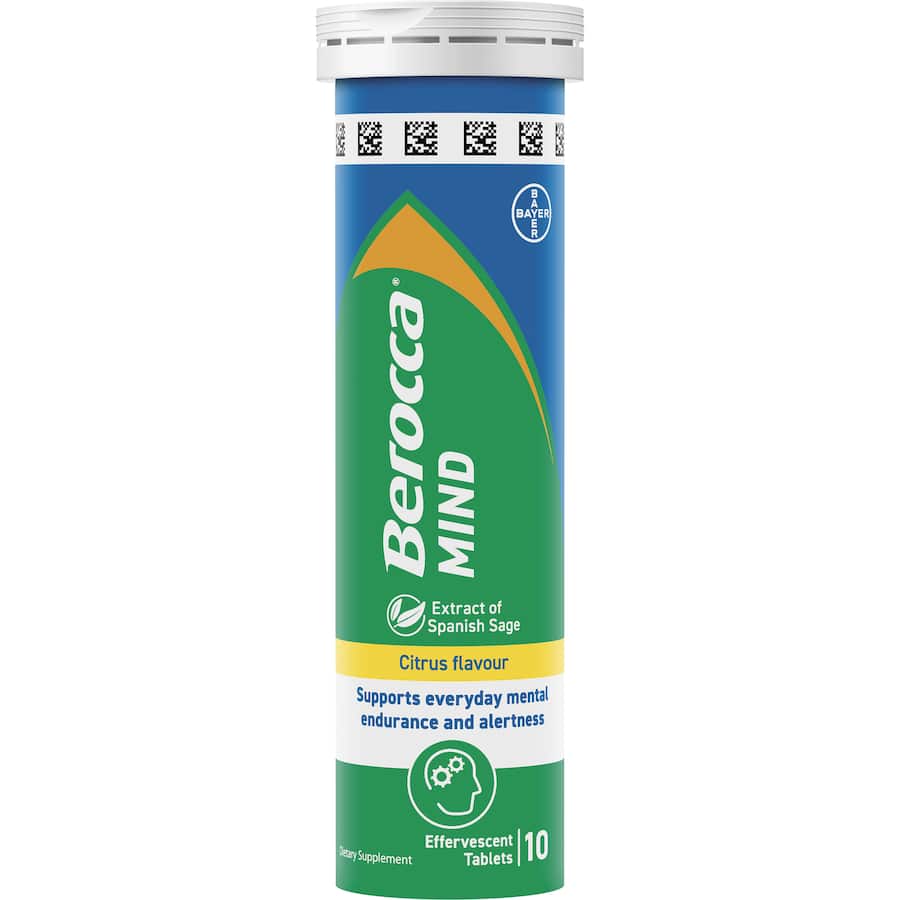 Berocca Mind Effervescent Citrus Tablet 20pack