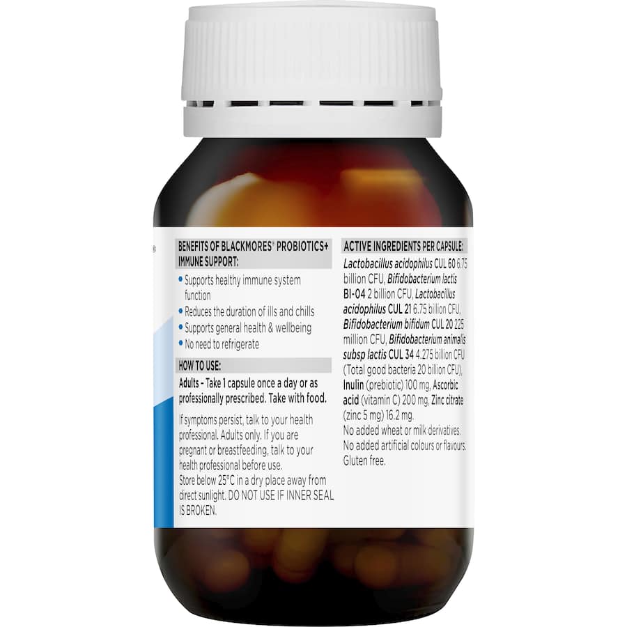 Blackmores Probiotics+ Immune Support  30pack