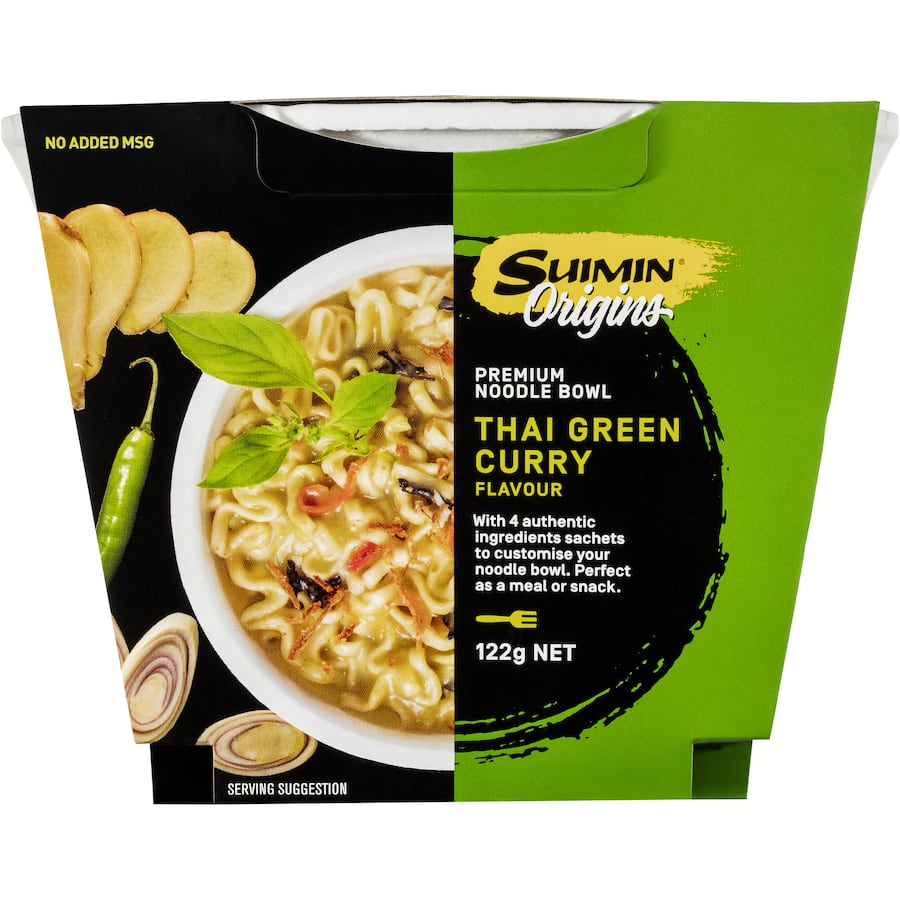 Suimin Instant Noodles Thai Green Curry Box 122g