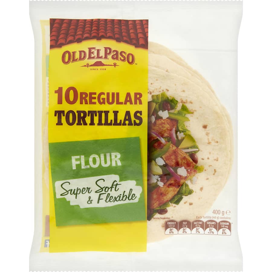 Old El Paso Tortillas Regular 10pack
