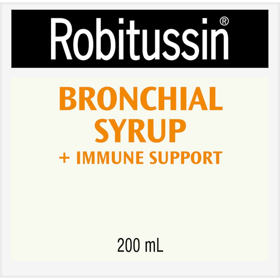 Robitussin Immune Support Bronchial Syrup 200mL