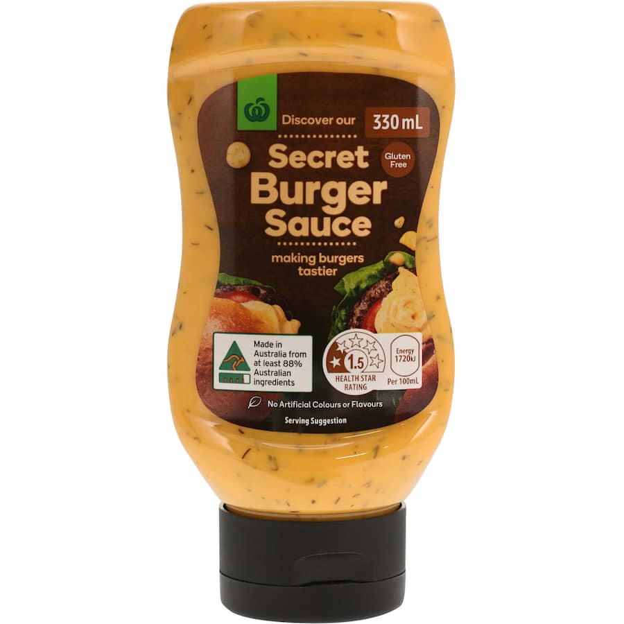 Woolworths Burger Sauce Secret 330mL