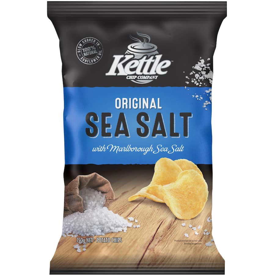 Kettle Chip Company Chips Original Sea Salt 150g