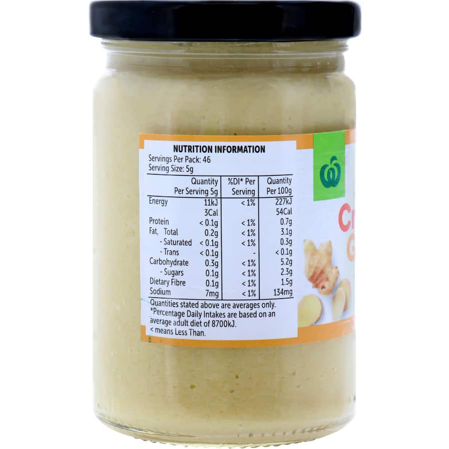 Woolworths Crushed Ginger  Jar 230g