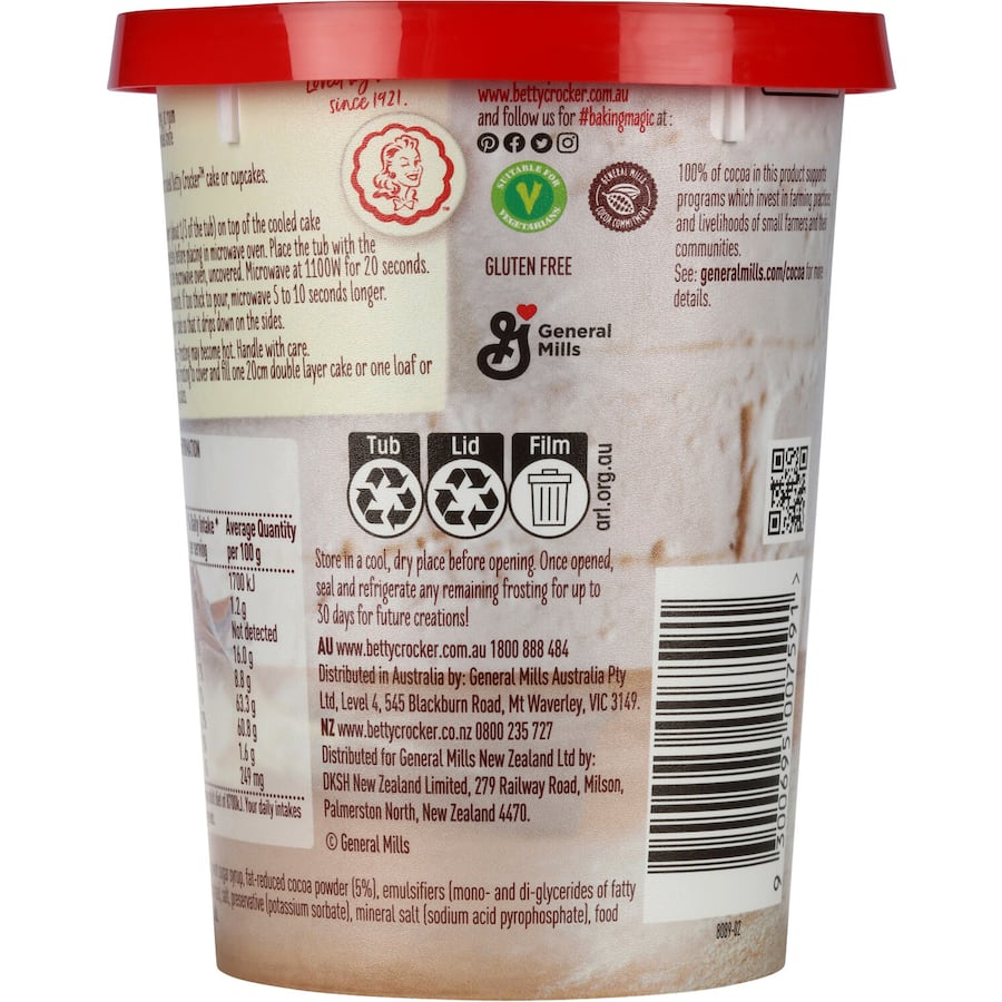 Betty Crocker Icing Chocolate 400g