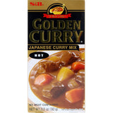 S & B Sauce Mix Hot Golden Curry Box 92g