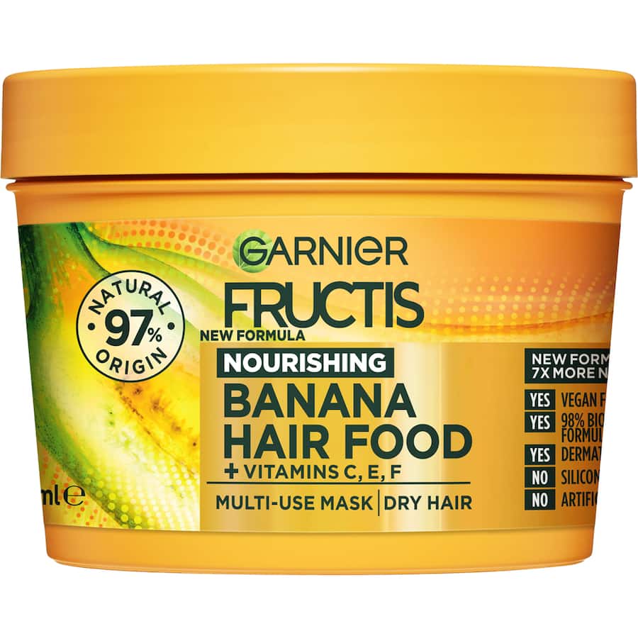 Garnier Fructis Hair Mask Banana Hair Food 390mL