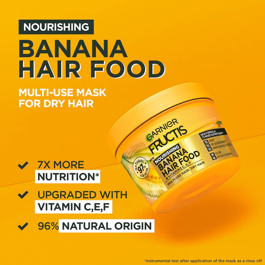 Garnier Fructis Hair Mask Banana Hair Food 390mL