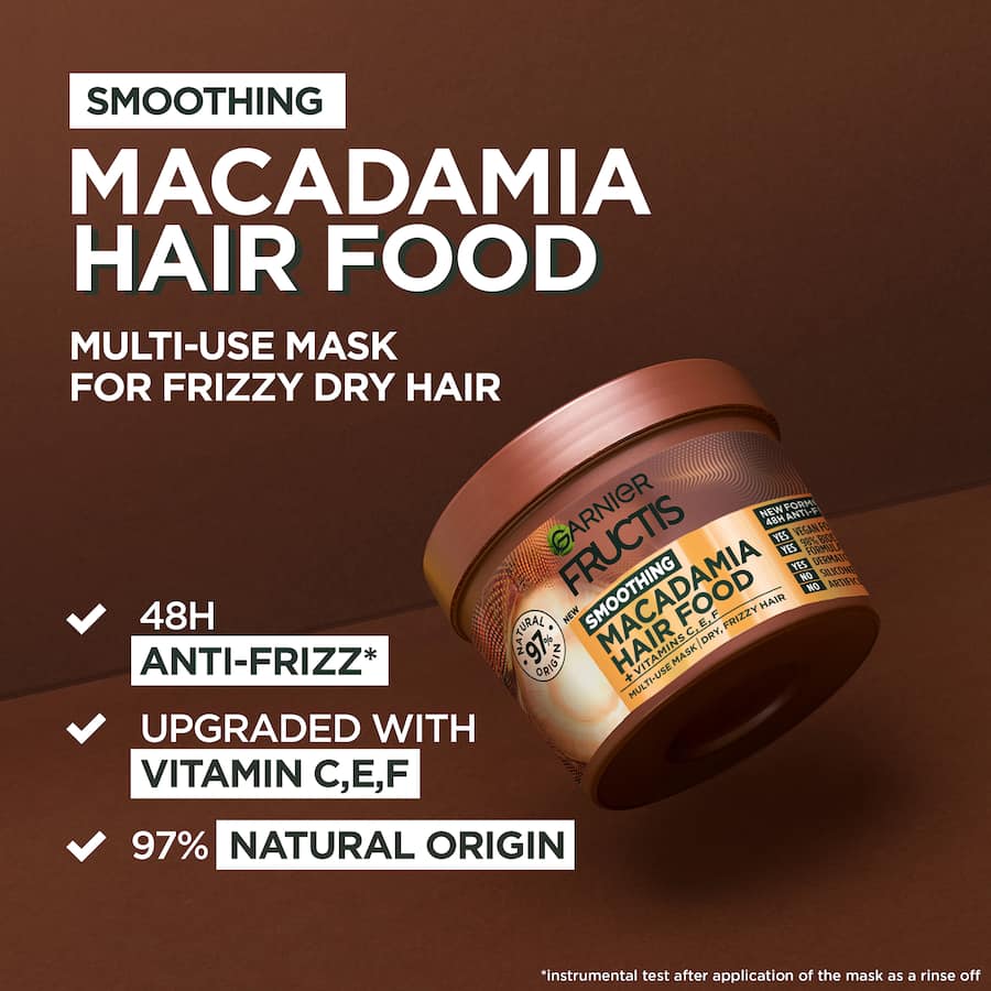 Garnier Fructis Hair Mask Macadamia Hair Food 390mL