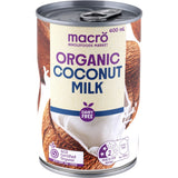 Macro Organic Coconut Milk  Tear tab can 400mL