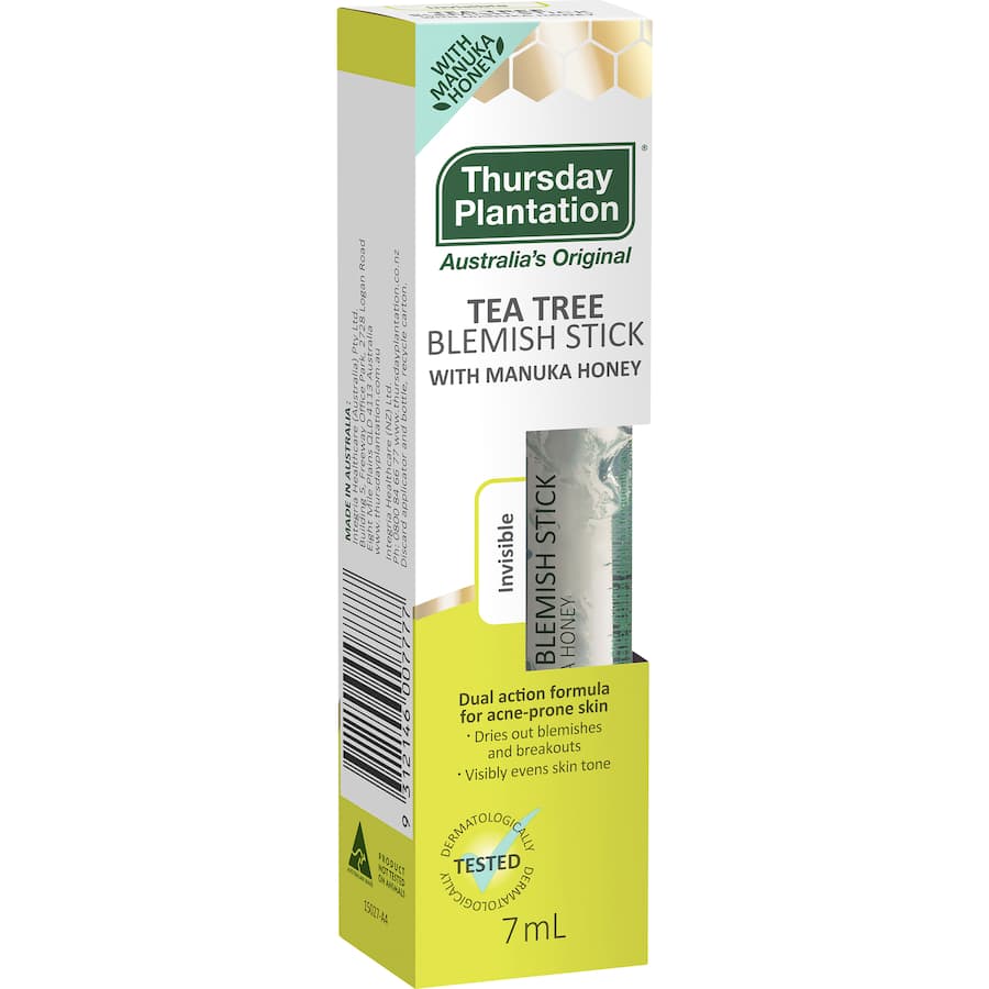 Thursday Plantation Tea Tree Blemish Stick For Acne Prone Skin 7mL