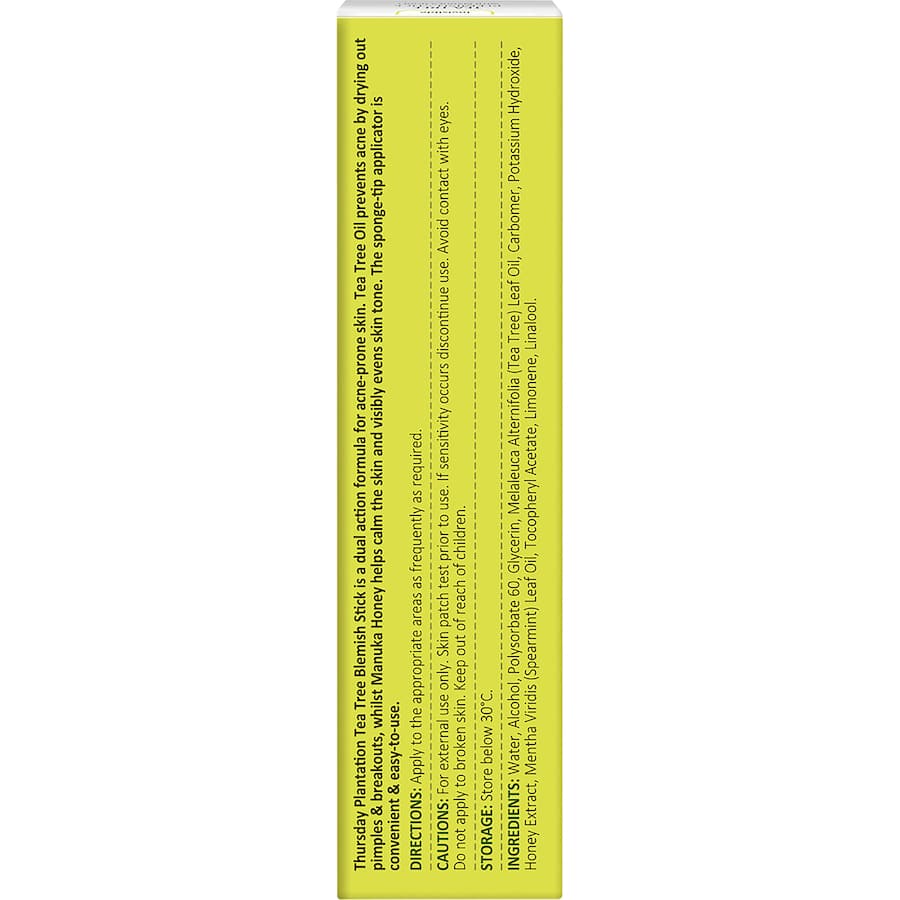 Thursday Plantation Tea Tree Blemish Stick For Acne Prone Skin 7mL