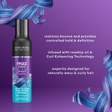 John Frieda Ease Curl Hair Mousse Curl Reviver 210g