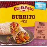 Old El Paso Burrito Kit Beans & Chilli 8 pack 485g